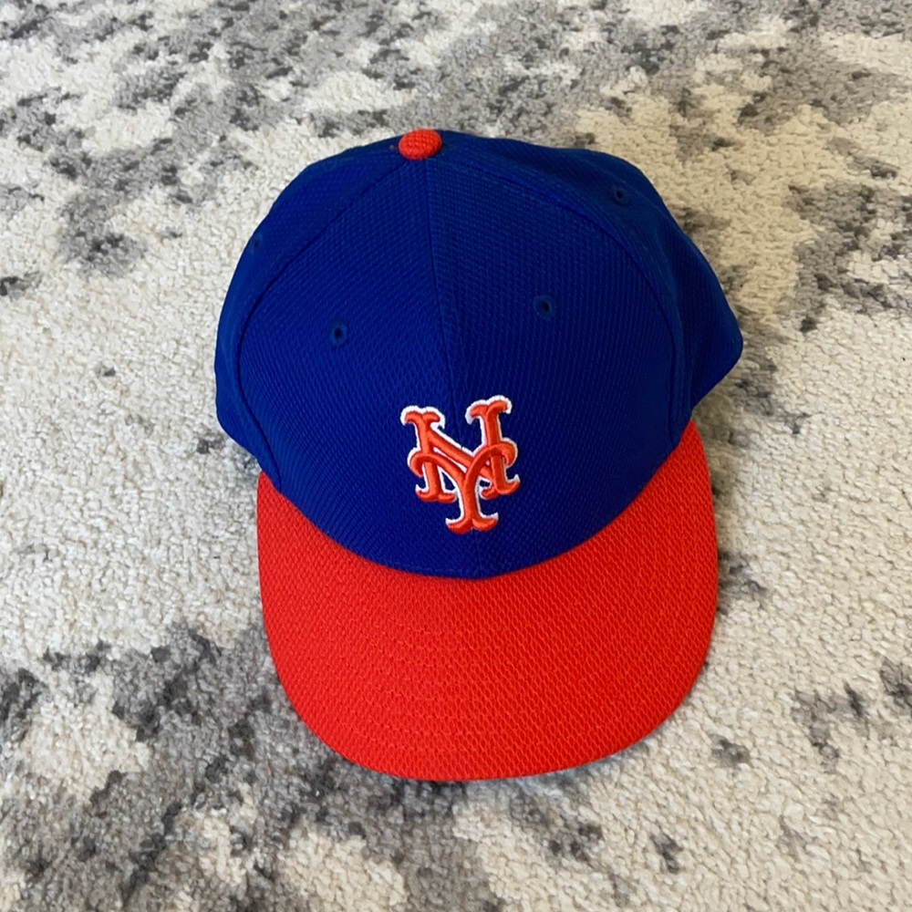 NY METS NEW ERA FITTED SIZE 7 3/8